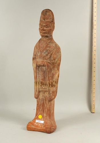 LARGE CHINESE CARVED HAN STYLE