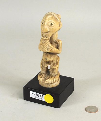 AFRICAN CARVED BONE MALE FIGURE  3837d4