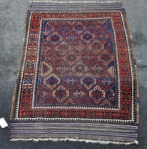 KAZAK RUGKazak rug Pile wear  38382d