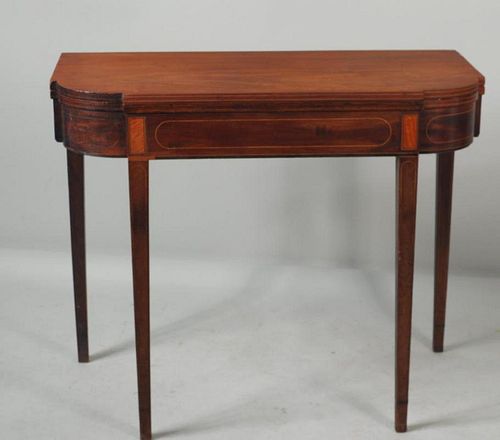 AMERICAN HEPPLEWHITE INLAID MAHOGANY 3838a9