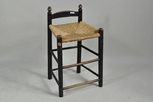 AMERICAN RUSH SEATED WEAVER'S CHAIRAmerican