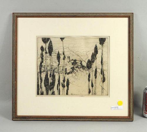 ERNEST DAVID ROTH ASSISI ETCHING  383924