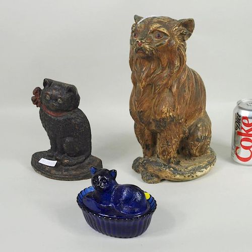 THREE CAT COLLECTIBLE ITEMSThree 383932