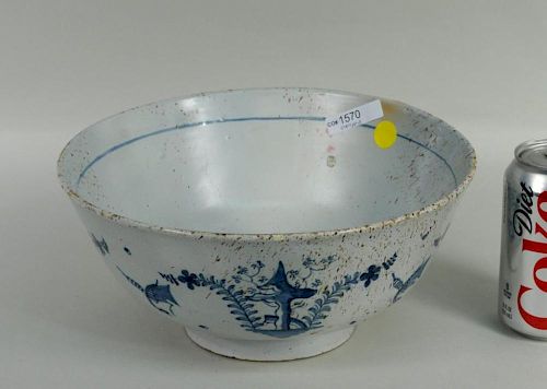 DUTCH DELFT BLUE WHITE BOWLDutch 383940