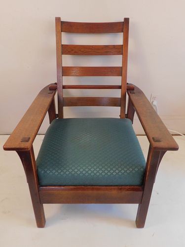 L JG STICKLEY MORRIS CHAIRAntique 383997