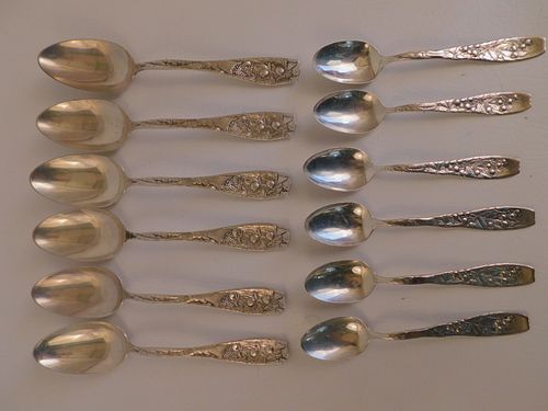 TOWLE WHITING STERLING SPOONS2 3839ac