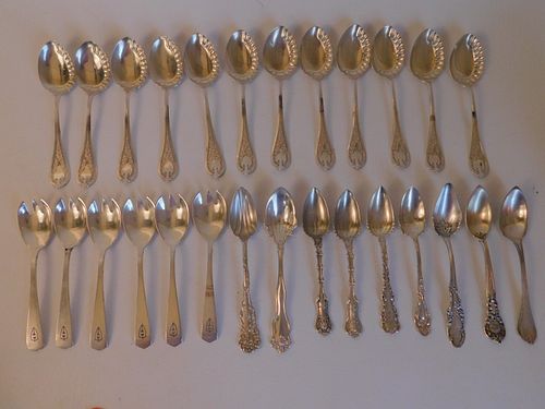 LOT FANCY STERLING SPOONSIncludes 3839ad