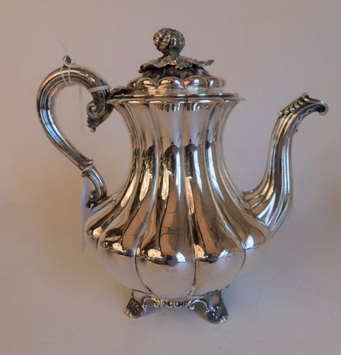 WILLIAM IV STERLING TEAPOTLovely 3839b6