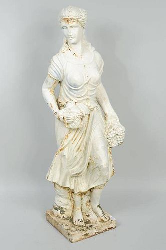 CAST METAL CLASSICAL FIGURE WOMAN