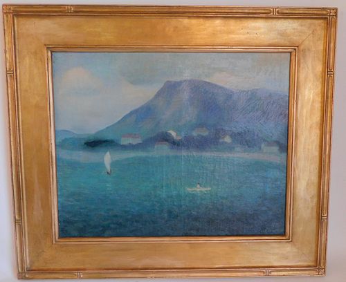 PAUL BARTLETT SEASCAPE OIL PAINTINGOld 383a6b