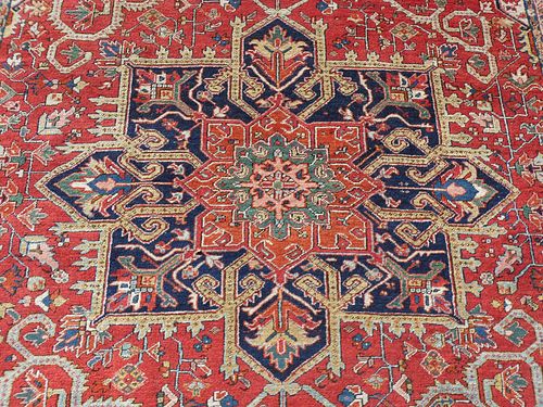 ANTIQUE HERIZ ROOM SIZE RUG 8 383a8b