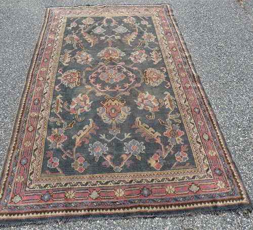 ANTIQUE OUSHAK RUGAntique Turkish 383a94