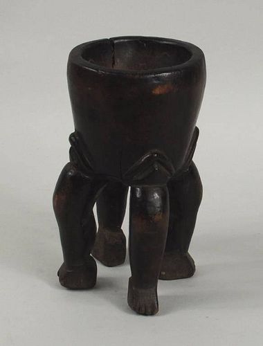 AFRICAN CARVED WOOD FOUR LEGGED 383a9f