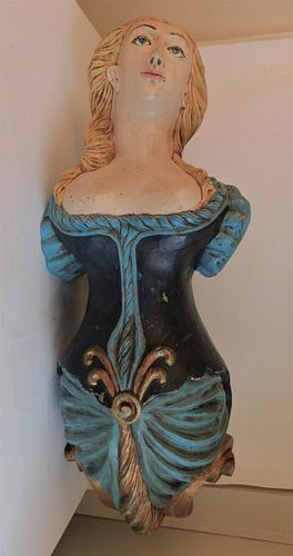 JENNY LIND SHIP FIGUREHEADAntique 383b05