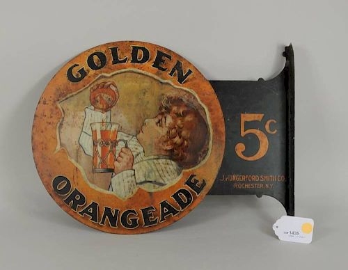 GOLDEN ORANGEADE METAL LITHOGRAPHED 383b16