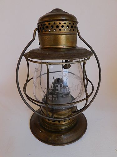 CAPT. BARTER OIL LAMPScarce 19th century