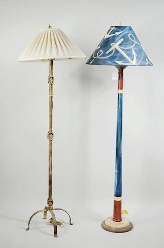 TWO FLOOR LAMPSTwo floor lamps