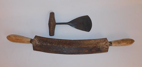 2 ANTIQUE WHALING TOOLSLot 2 antique