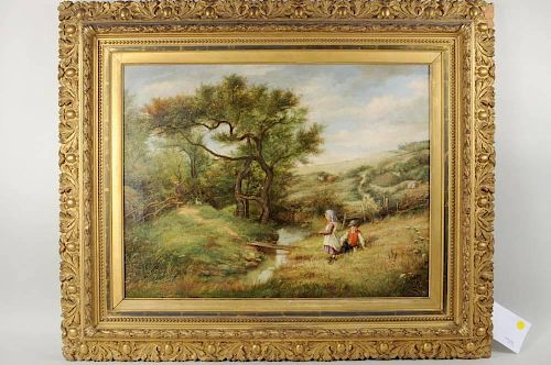 LANDSCAPE PAINTING ATTRIBUTED TO 383c5f