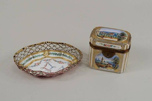 CONTINENTAL ENAMELED BOX COPPER 383c90