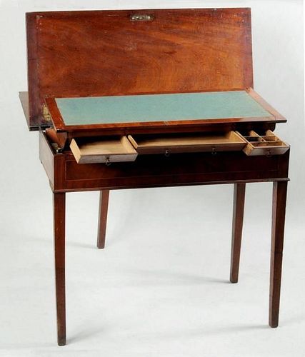 UNUSUAL GEORGIAN MECHANICAL GAME TABLE