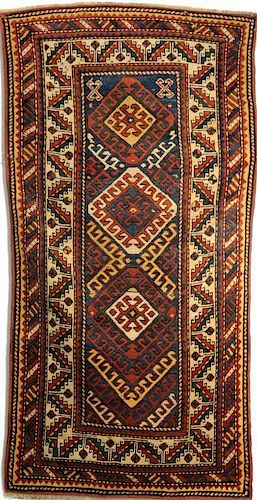 KAZAK RUGKazak geometric rug turn 383d31
