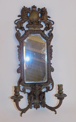 ANTIQUE BRONZE WALL SCONCEVery 383d46