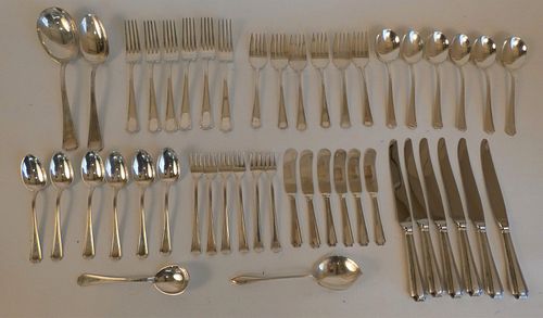 GORHAM FAIRFAX SILVER FLATWARE SET46