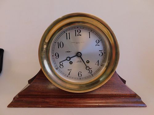 CHELSEA SHIP'S CLOCKVintage solid