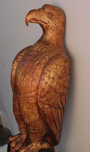 OLD EAGLE SHIP FIGUREHEADOld carved 383df8