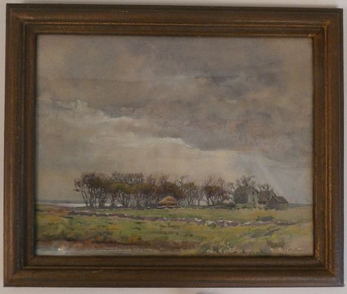 FC MATHEWSON RI PAINTINGWatercolor 383e54