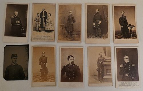 CIVIL WAR CDV'S & ANTIQUE PHOTO