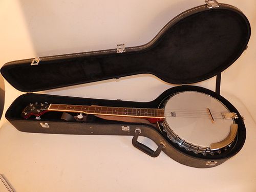 VINTAGE WASHBURN BANJOVintage banjo 383e8e