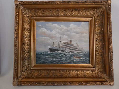 STEAMSHIP PAINTINGSmall modern