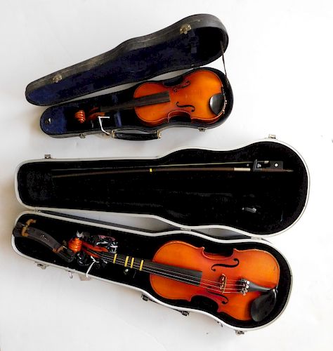 2 SUZUKI VIOLINS2 Suzuki violins  383f01