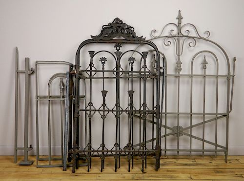 PAIR OF OHIO CAST IRON GATESPair