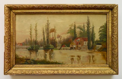 19 20TH C AMERICAN SCHOOL OIL19 20th 383fc0