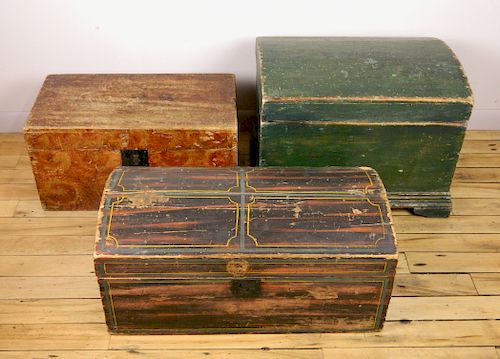 3 AMERICAN STORAGE CHESTS3 American