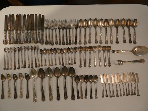 TIFFANY STERLING FLATWARE SET 92