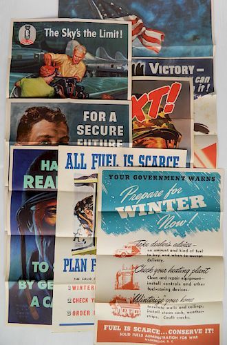8 WWII POSTERS8 WWII Posters- paper