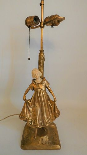 AUSTRIAN BRONZE FIGURAL LAMP BY 384159