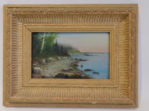 GM HATHAWAY CASCO MAINE PAINTINGFine 3841a5