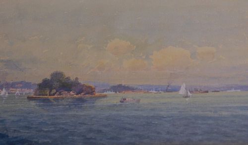 FRED ELLIOTT SEASCAPE PAINTINGFine 3841bf