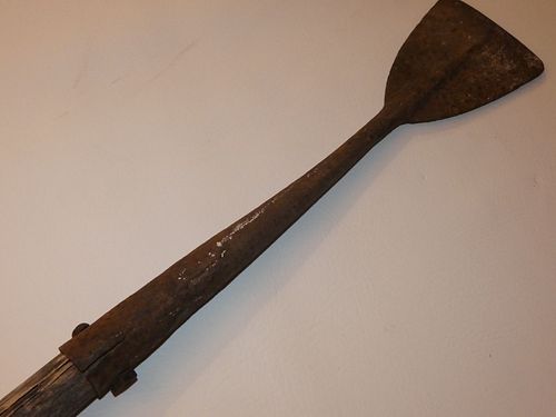 ANTIQUE WHALE BLUBBER FLENCING 3841f2