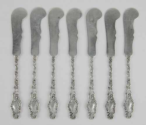 7 STERLING SILVER BUTTER SPREADERS7