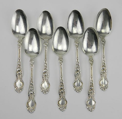 7 R. WALLACE & SONS STERLING SILVER