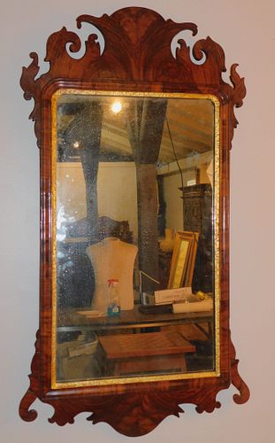 PERIOD CHIPPENDALE WALL MIRRORPeriod
