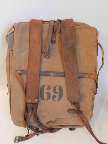 SPANISH AMERICAN WAR BACKPACKDated