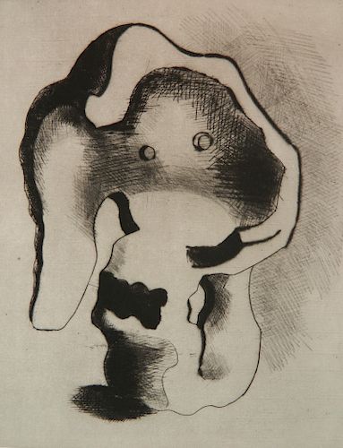 JACQUES LIPCHITZ DRYPOINT AND ROULETTEJacques 3843aa