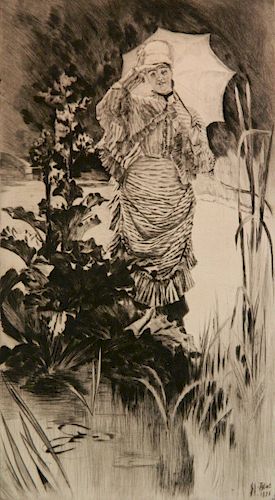 JAMES J. J. TISSOT DRYPOINTJames